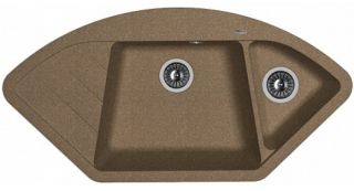 Кухонная мойка Florentina Веста коричневый